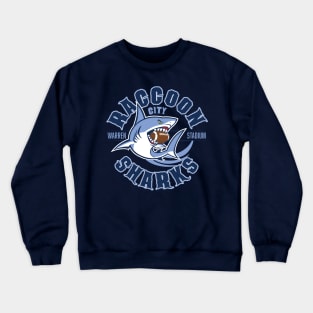 Raccoon Sharks Crewneck Sweatshirt